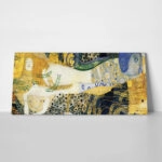 Πίνακας Πανοραμικός Σε Καμβά KLIMT – WATER SERPENTS I