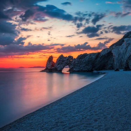 Πινακας σε καμβά LALARIA BEACH SKIATHOS - Παραλιες Sticky 4