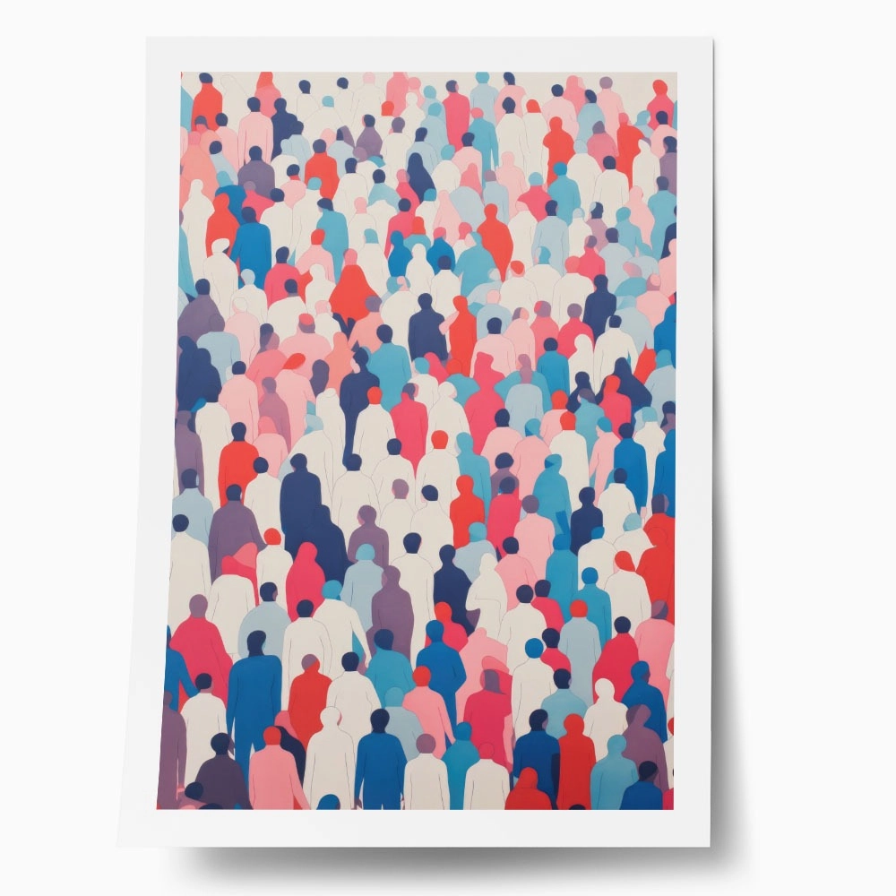 Πόστερ MEN CROWD