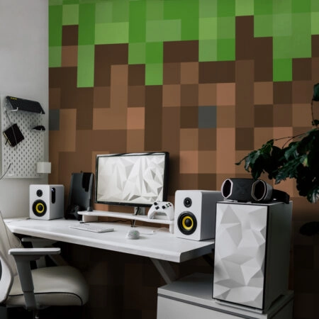 Αυτοκόλλητη Ταπετσαρία τοίχου MINECRAFTLAND 2 - Εφηβικές Ταπετσαρίες