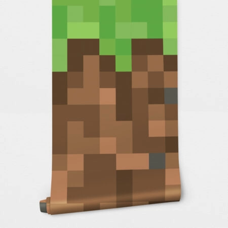 Αυτοκόλλητη Ταπετσαρία τοίχου MINECRAFTLAND 2 - Εφηβικές Ταπετσαρίες Sticky 2