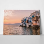 Πινακας σε καμβά MYKONOS SUNSET