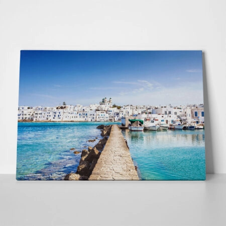 Πινακας σε καμβά NAOUSA PAROS 7 - Νησια
