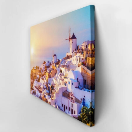 Πινακας σε καμβά OIA SANTORINI 3 - Νησια Sticky 2