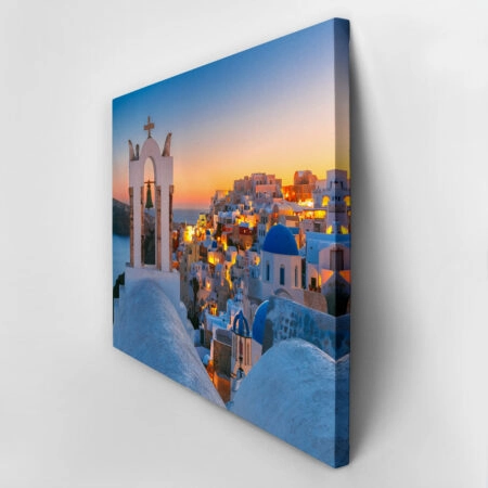 Πινακας σε καμβά OIA SANTORINI 6 - Νησια Sticky 2