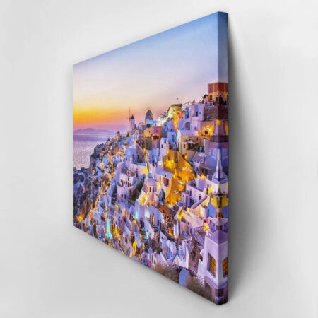 Πινακας σε καμβά OIA SANTORINI 7 - Νησια Sticky 2