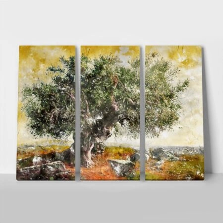 Τρίπτυχος Πινακας OLIVE TREE PAINTING - Υπαιθρος Sticky 2