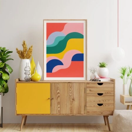 Πόστερ PASTEL ABSTRACT PATTERN - Abstract - Αφηρημένα
