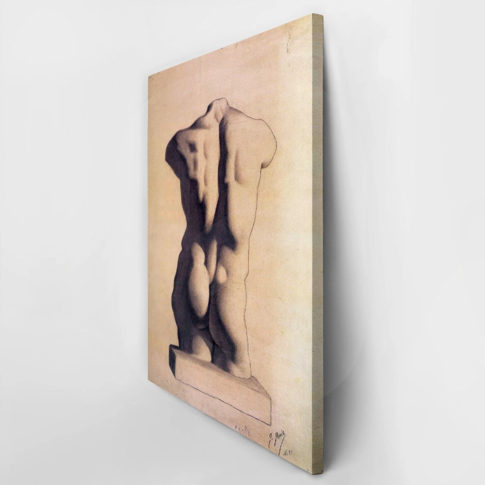 Πινακας σε καμβά PICASSO - PLASTER MALE TORSO