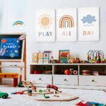Σετ Τριπτυχος Πινακας σε καμβά PLAY ALL DAY