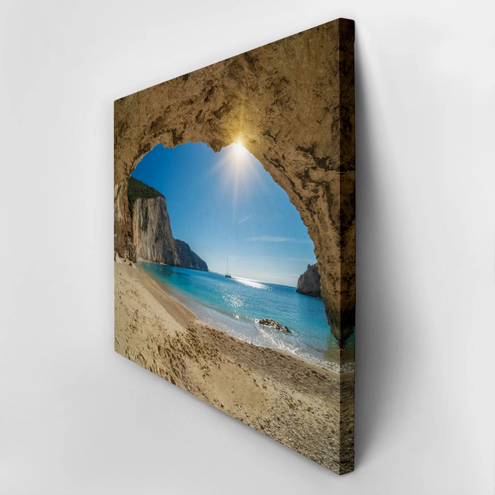 Πινακας σε καμβά PORTO KATSIKI LEFKADA