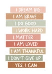 Πινακας σε καμβά POSITIVE THINKING
