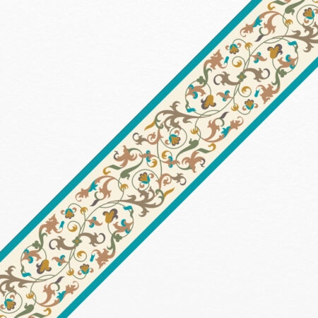 Μπορντούρα τοίχου RETRO 5 - Floral Μπορντουρες Sticky 1