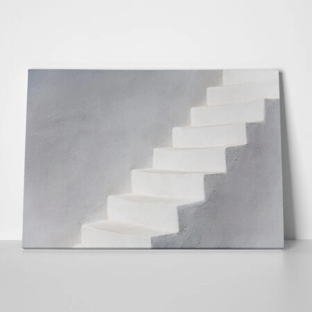 OUTLET Πίνακας σε καμβά SIMPLY WHITE 100cm x 65cm - OUTLET Sticky 1