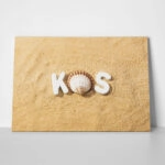 Πινακας σε καμβά SUNSHINE KOS LETTERS
