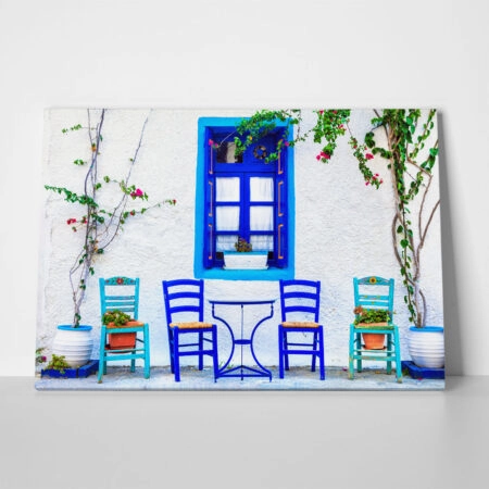 Πινακας σε καμβά TAVERN IN KOS 4 - Νησια
