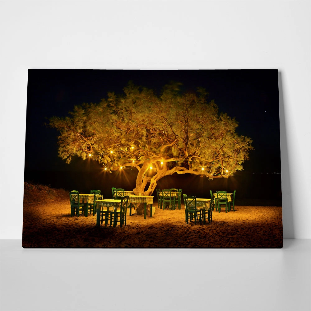 Πινακας σε καμβά TAVERN IN NAXOS