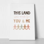 Πινακας σε καμβά THIS LAND