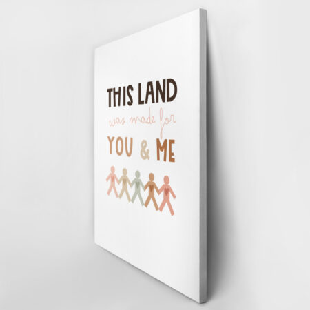 Πινακας σε καμβά THIS LAND - Παιδικοι και set Sticky 3