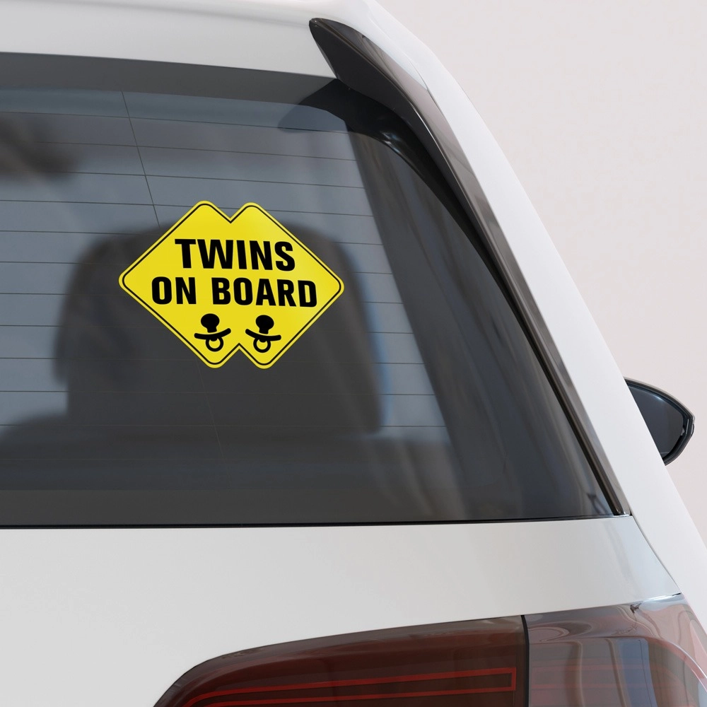 Αυτοκολλητο Αυτοκινητου TWINS ON BOARD