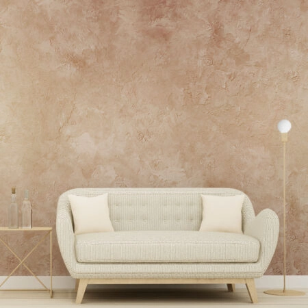Αυτοκόλλητη Ταπετσαρία τοίχου VINTAGE BROWN WALL - Απομίμηση υλικών