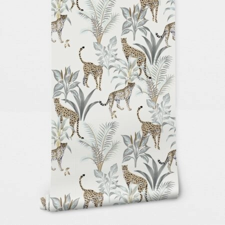 Αυτοκόλλητη Ταπετσαρία τοίχου VINTAGE LEOPARD PATTERN - Tropical Sticky 1