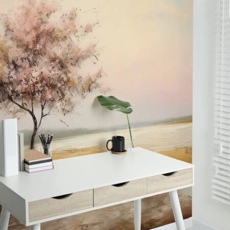 Αυτοκόλλητη Ταπετσαρία τοίχου WATERCOLOR BLOSSOM TREE - Τοπία Sticky 1