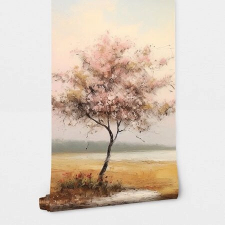 Αυτοκόλλητη Ταπετσαρία τοίχου WATERCOLOR BLOSSOM TREE - Τοπία Sticky 2