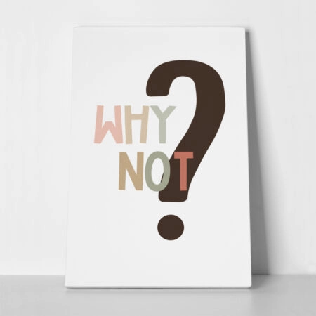 Πινακας σε καμβά WHY NOT - Παιδικοι και set Sticky 1