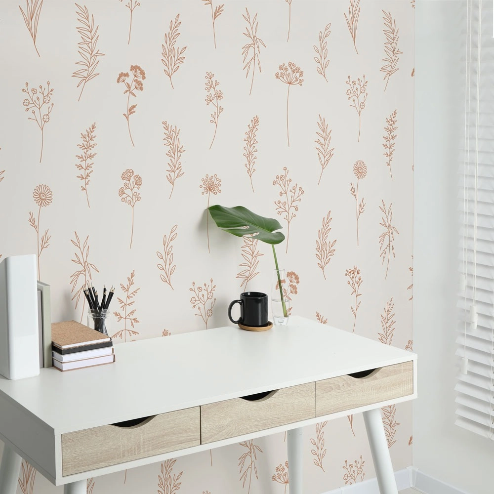 Αυτοκόλλητη Ταπετσαρία τοίχου WILDFLOWERS PATTERN