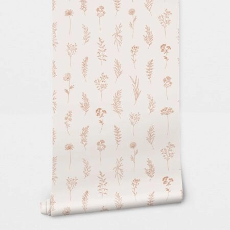 Αυτοκόλλητη Ταπετσαρία τοίχου WILDFLOWERS PATTERN - Floral - Λουλουδια Sticky 2