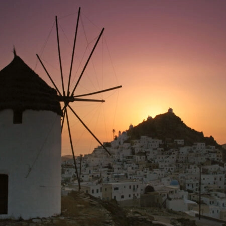 Πινακας σε καμβά WINDMILLS IN IOS 2 - Πινακες σε καμβα Sticky 4