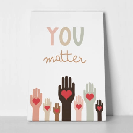 Πινακας σε καμβά YOU MATTER - Παιδικοι και set Sticky 1