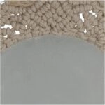 Καθρέπτης ArteLibre Μακραμέ Φυσικό Βαμβακερό 35x2x35cm