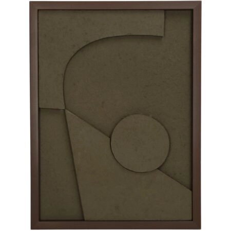 Διακοσμητικό Τοίχου ArteLibre Πράσινο Χαρτί 30x3x40cm - Διακοσμητικά Τοίχου