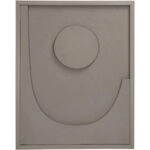 Διακοσμητικό Τοίχου ArteLibre Μπεζ Χαρτί 40x3x50cm