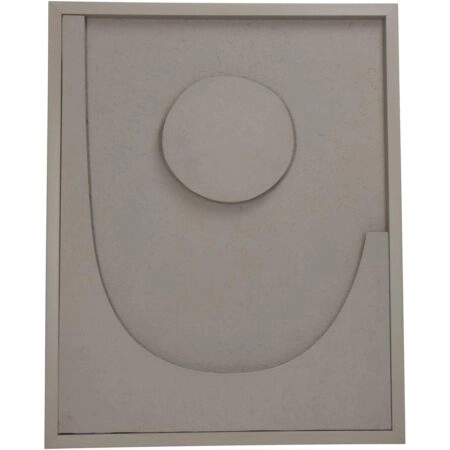 Διακοσμητικό Τοίχου ArteLibre Μπεζ Χαρτί 40x3x50cm - Διακοσμητικά Τοίχου