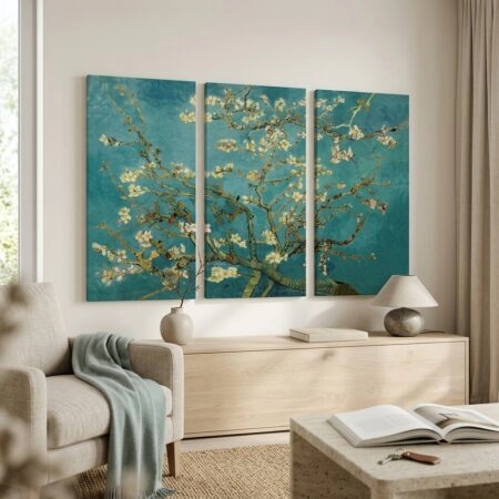 Τρίπτυχος Πινακας VAN GOGH ALMOND BLOSSOM - Vincent Van Gogh