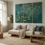 Τρίπτυχος Πινακας VAN GOGH ALMOND BLOSSOM