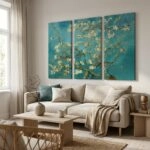 Τρίπτυχος Πινακας VAN GOGH ALMOND BLOSSOM