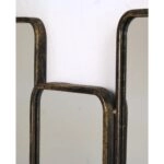 Καθρέπτης ArteLibre Καφέ Μέταλλο 100x4.5x60cm