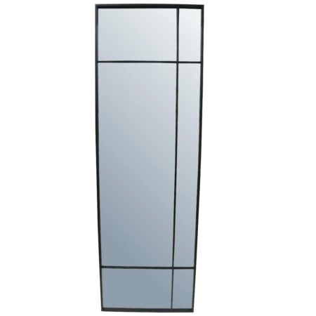 Καθρέπτης ArteLibre Μαύρο Μέταλλο 64.5x3x200cm - Καθρέπτες