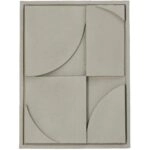 Διακοσμητικό Τοίχου ArteLibre Μπεζ Polyresin 29.5x3.5x39.5cm