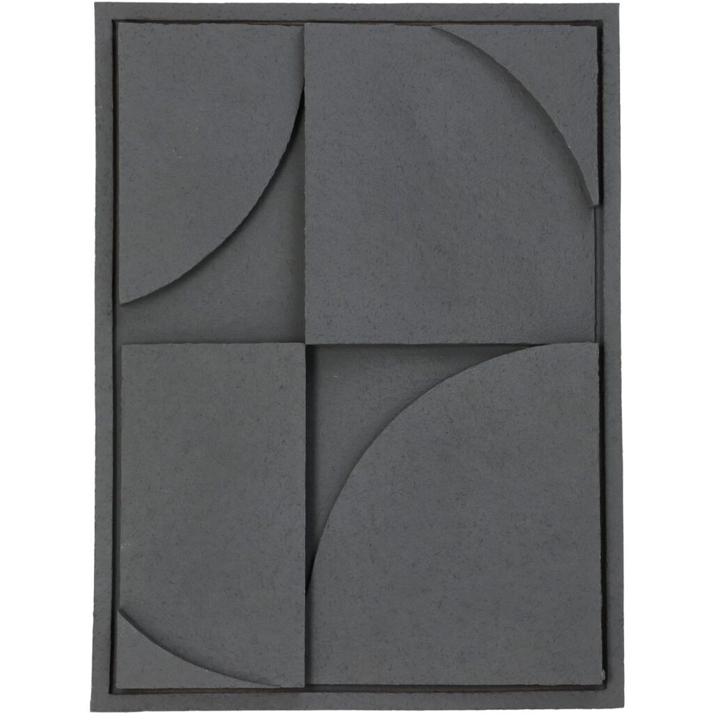 Διακοσμητικό Τοίχου ArteLibre Γκρι Polyresin 29.5x3.5x39.5cm