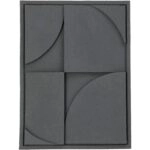 Διακοσμητικό Τοίχου ArteLibre Γκρι Polyresin 29.5x3.5x39.5cm