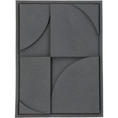 Διακοσμητικό Τοίχου ArteLibre Γκρι Polyresin 29.5x3.5x39.5cm - Διακοσμητικά Τοίχου