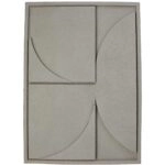 Διακοσμητικό Τοίχου ArteLibre Μπεζ Polyresin 49.5x4.5x69.5cm