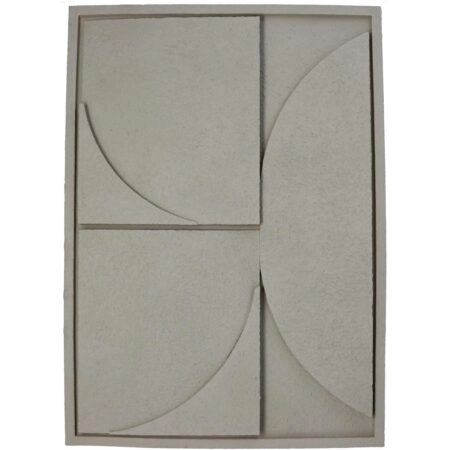 Διακοσμητικό Τοίχου ArteLibre Μπεζ Polyresin 49.5x4.5x69.5cm - Διακοσμητικά Τοίχου
