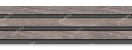 Διακοσμητικό panel τοίχου με 3D πηχακια 00 PIANO πλατος 12.2cm x υψος 2.90m WALNUT/DARK GREY - Πανελ τοίχου με 3D πηχάκια Sticky 7