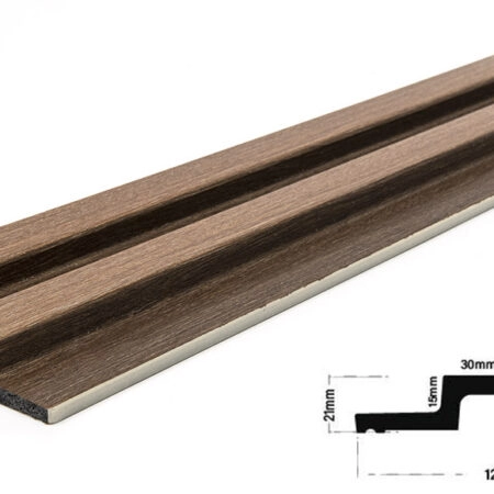 Διακοσμητικό panel τοίχου  με 3D πηχακια 14 RESIDENCE πλατος 12.2cm x υψος 2.90m GOLDEN/BROWN OAK - Πανελ τοίχου με 3D πηχάκια Sticky 3